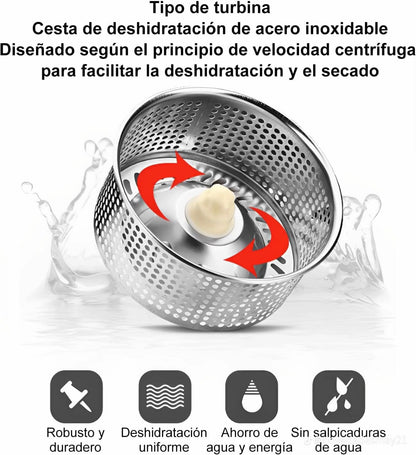 TRAPEADOR GIRATORIO PLASTICO CON BASE DE ALUMINIO (28 UND X CAJA)